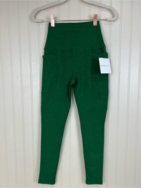 NWT Beyond Yoga Spacedye Out of Pocket High Waisted Midi Leggings Green XS